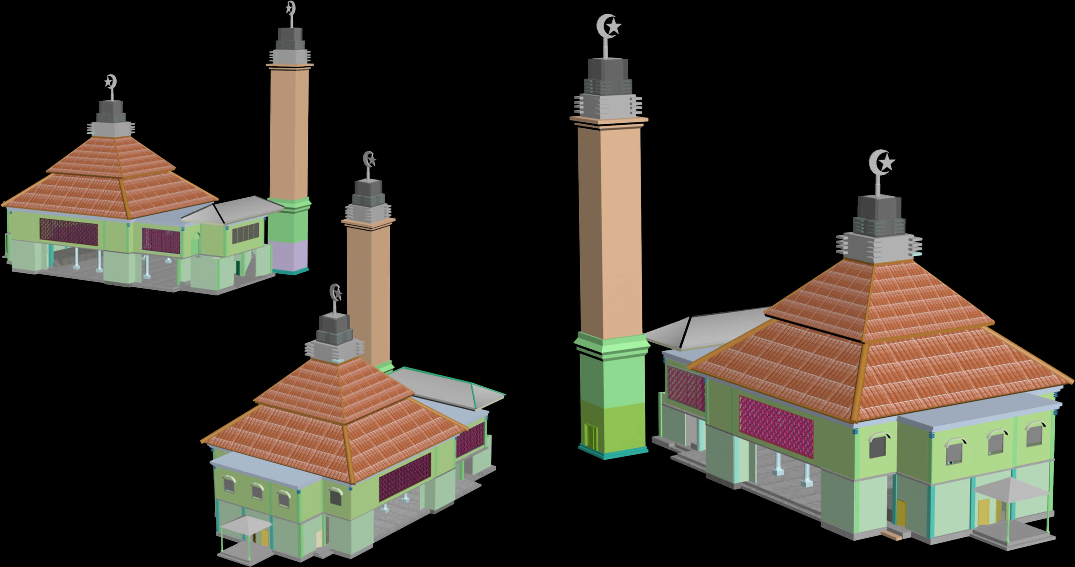 Masjid 3d Design Plan