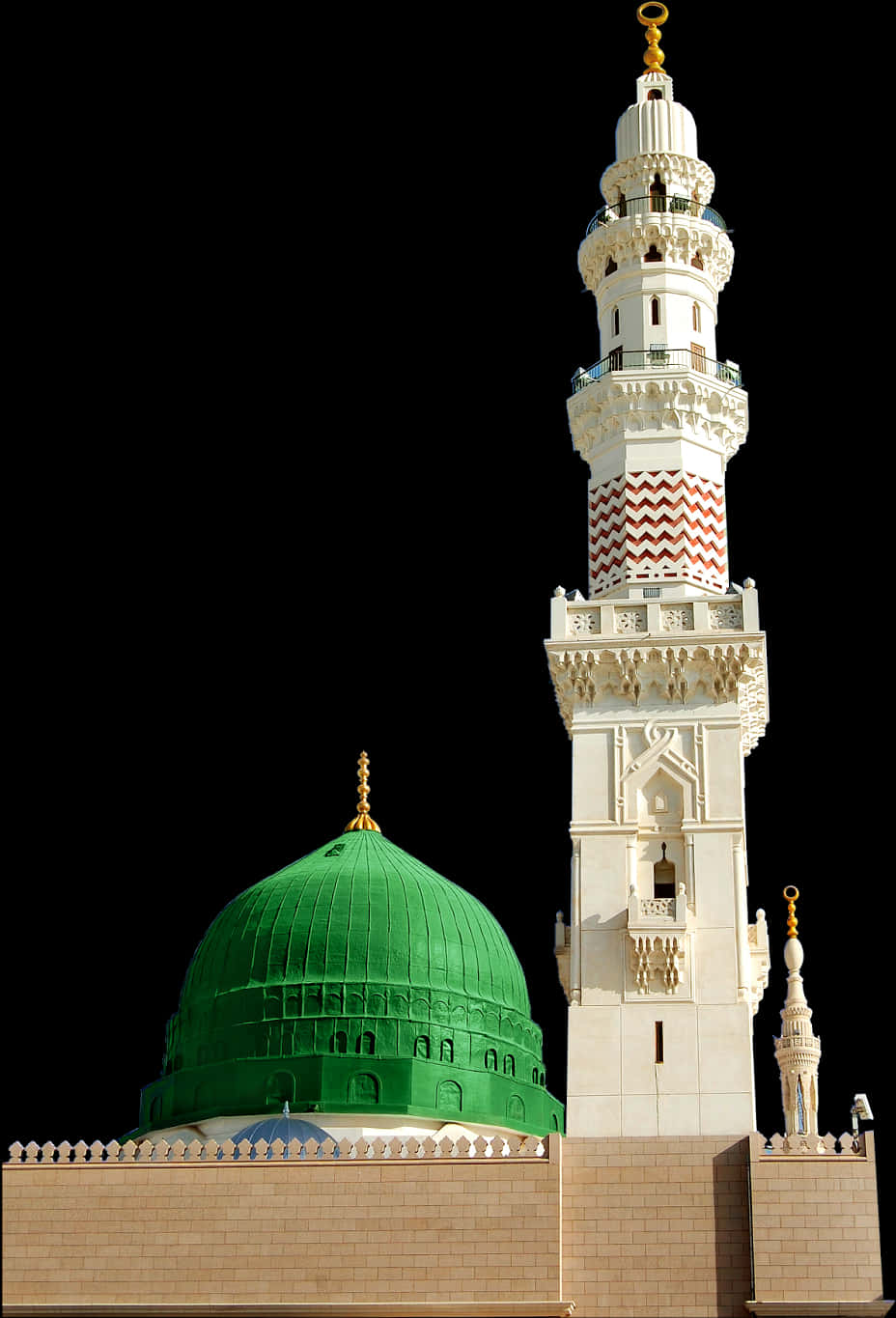 A Green Dome And A White Tower