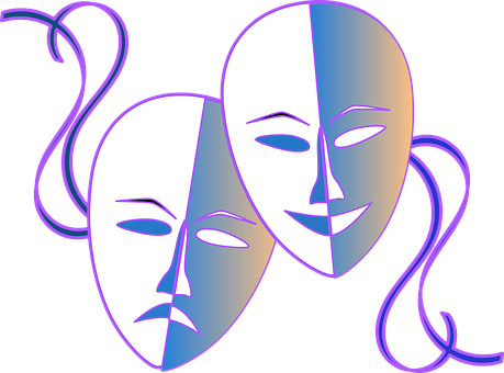 A Pair Of Masks With Strings