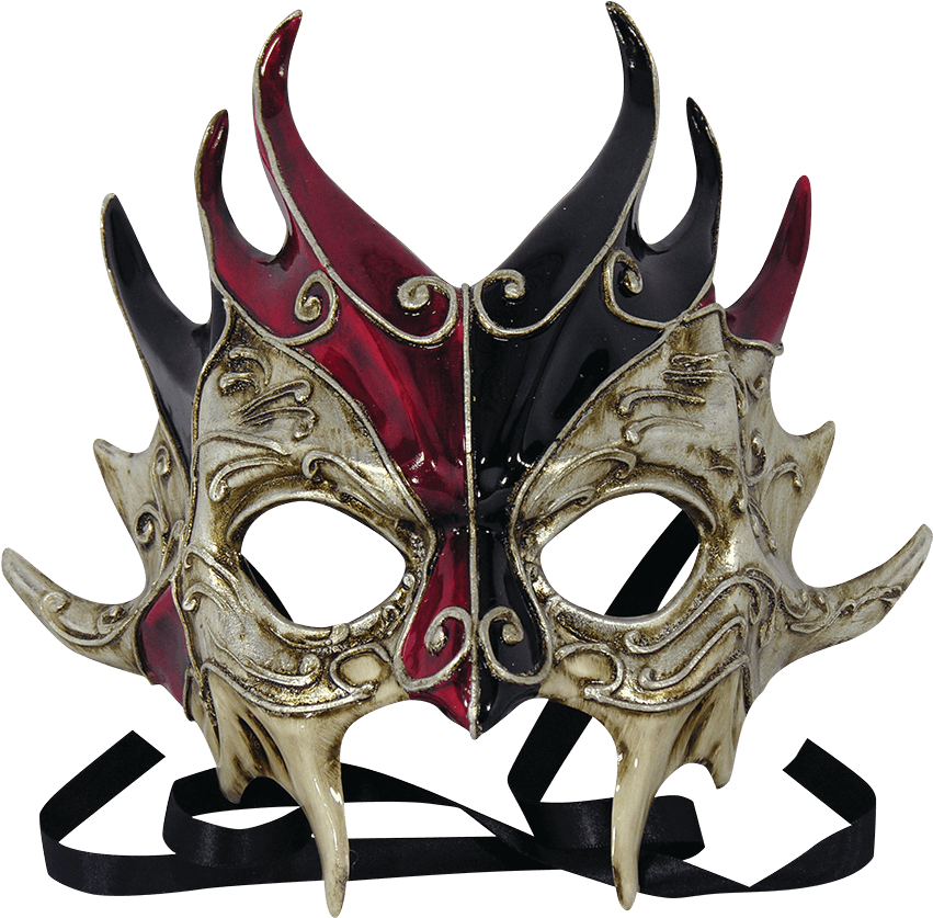 A Mask With Spikes On It