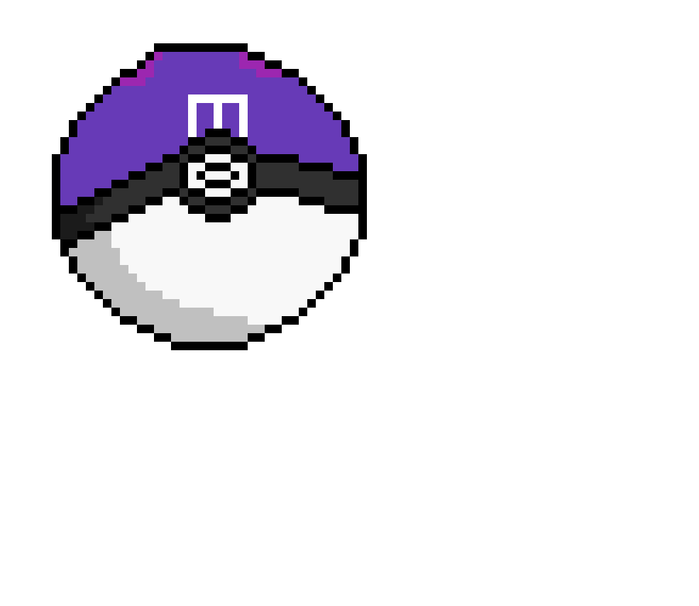 A Pixelated Cartoon Ball With A Black Background