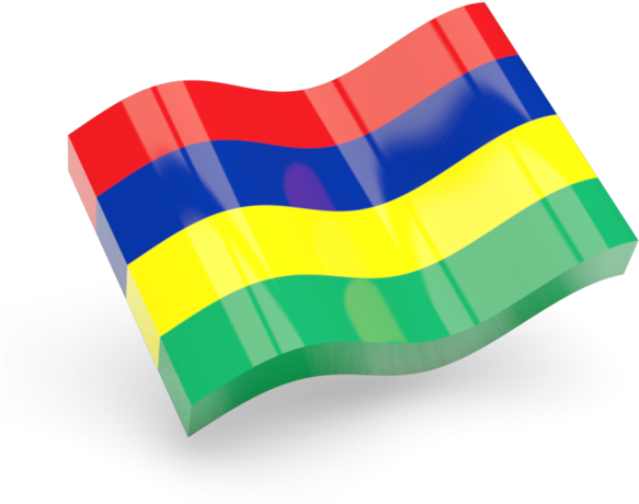 A Colorful Flag On A Black Background
