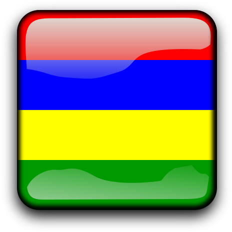 A Square Icon With A Flag