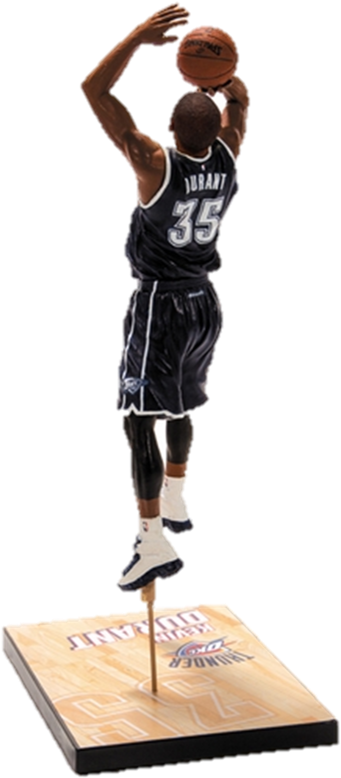A Basketball Player In A Black Uniform