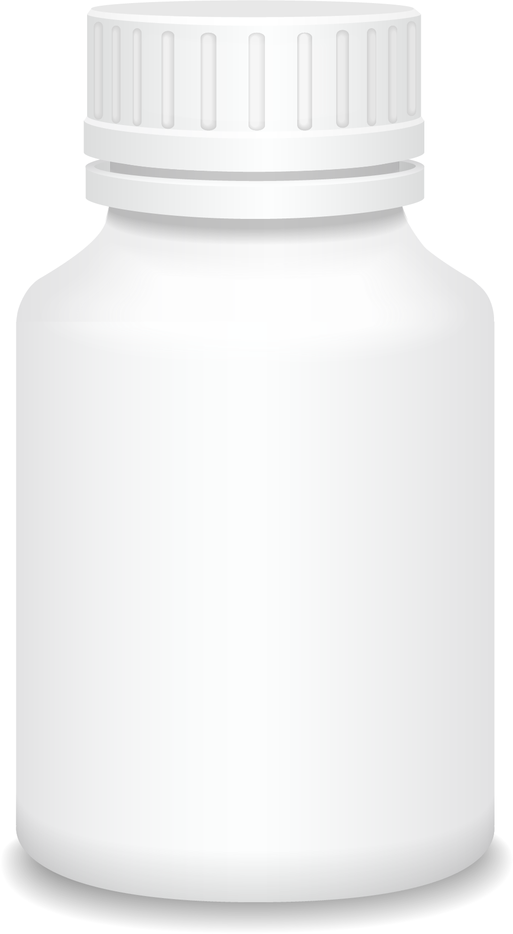 A White Jar With A White Lid