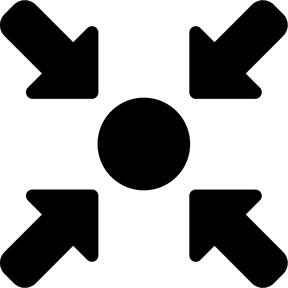 A Black Background With Arrows Pointing To The Center