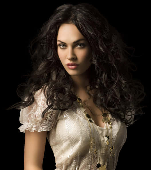 Megan Fox Curly Hair-2560x1600nezu Megan Fox Szexi, - Megan Fox Hot Curly Hair, Hd Png Download