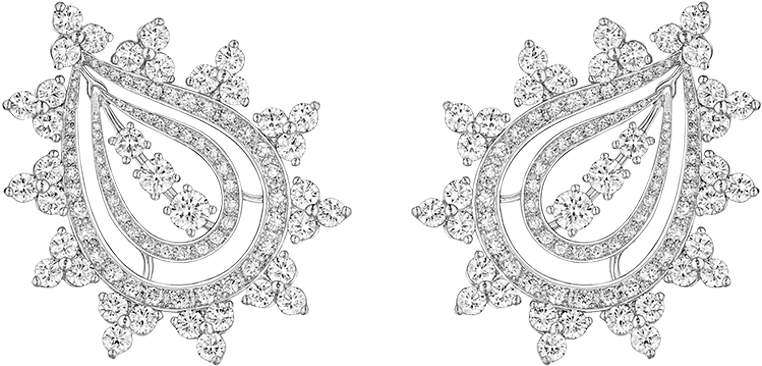 A Pair Of Diamond Earrings