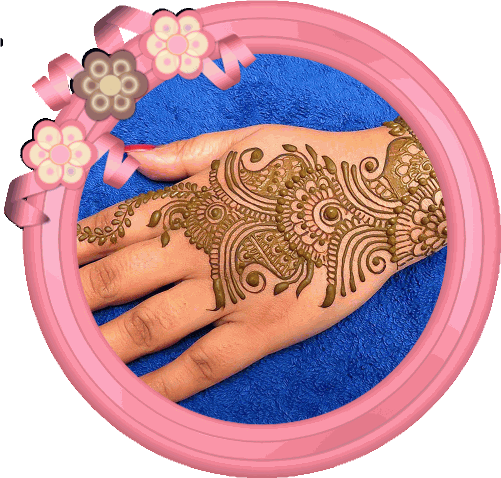 A Hand With Henna On It