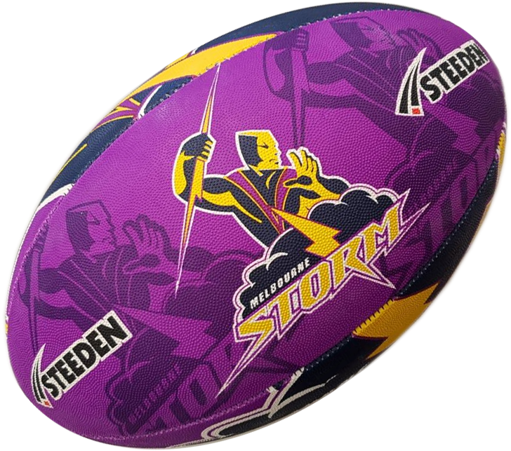 Melbourne Storm Rugby Ball, Hd Png Download