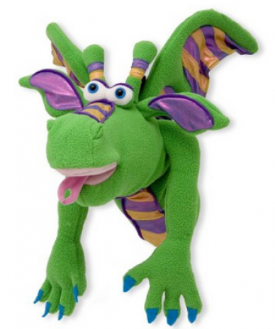 A Green Dragon Stuffed Animal