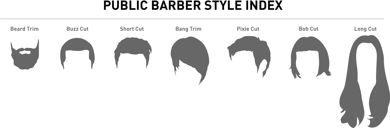 A Group Of Hair Styles