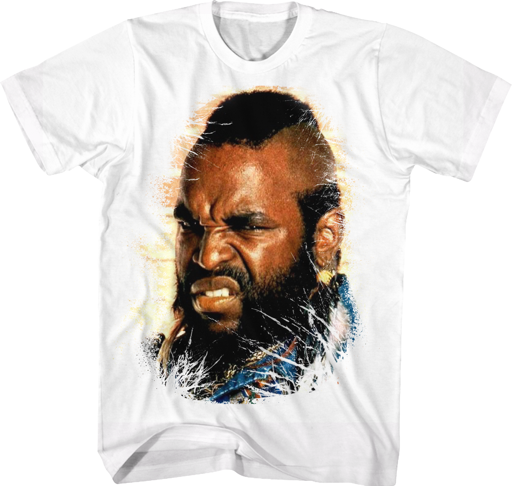 Mens Naughty Fool T-shirt Mr T - Mr T Mean Face, Hd Png Download