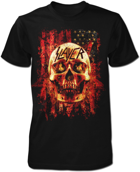 A Black Shirt With A Skull On It