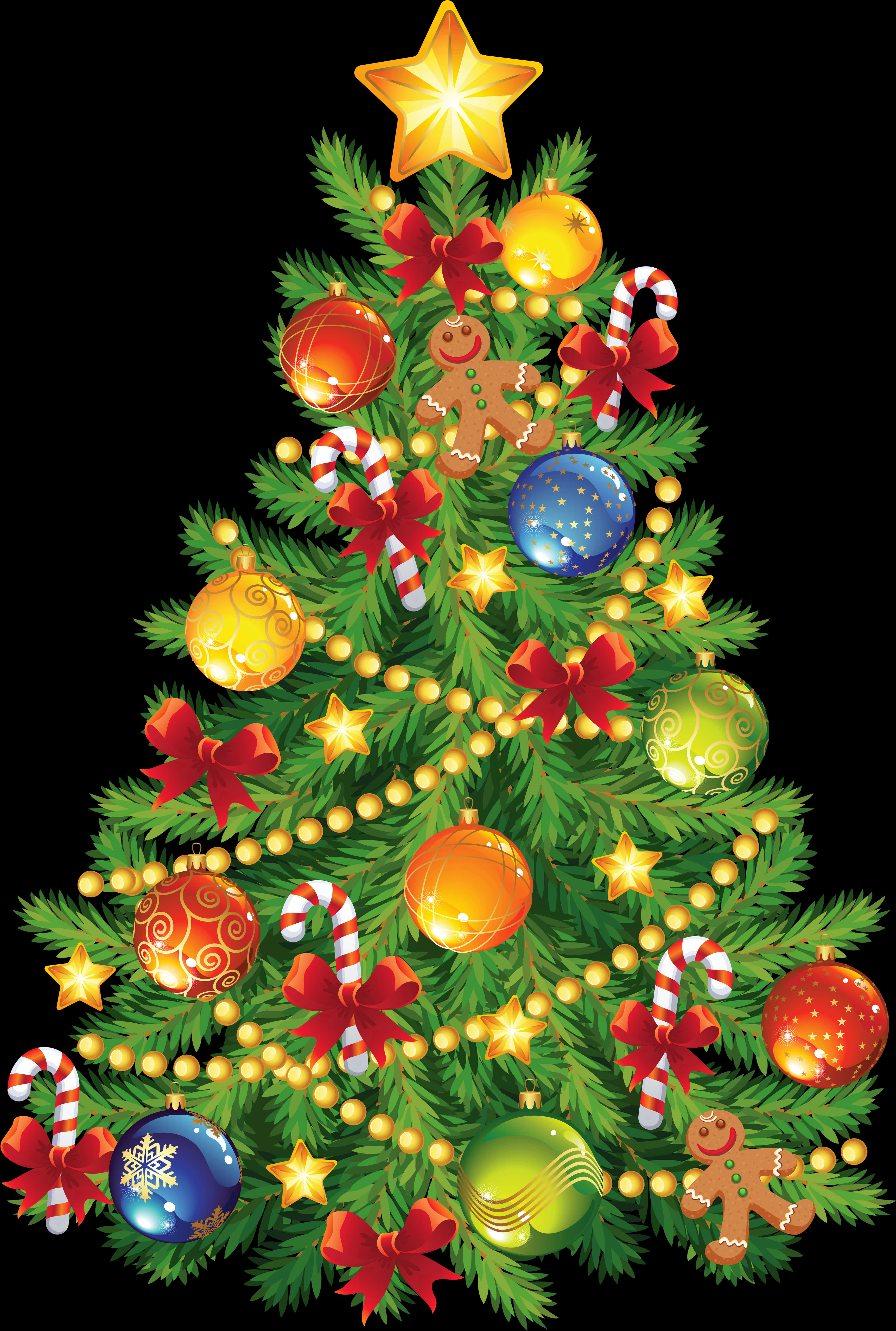 Merry Christmas Tree, Hd Png Download