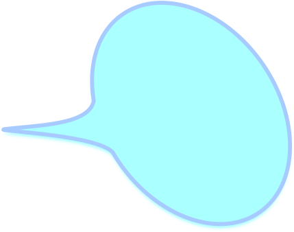 A Blue Bubble With A Black Background