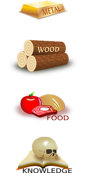 A Close-up Of Food Items