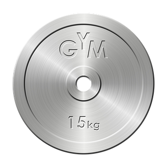 A Close-up Of A Weight Disc