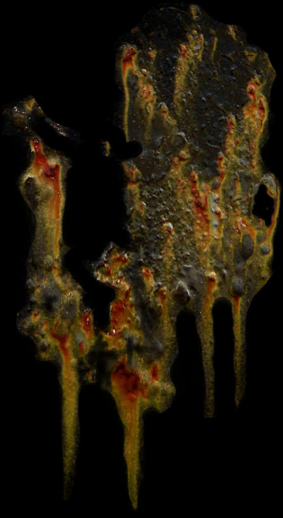 A Close Up Of A Paint Splatter
