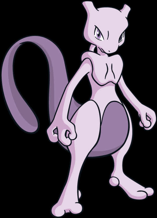 Mewtwo In Pastel Purple Color
