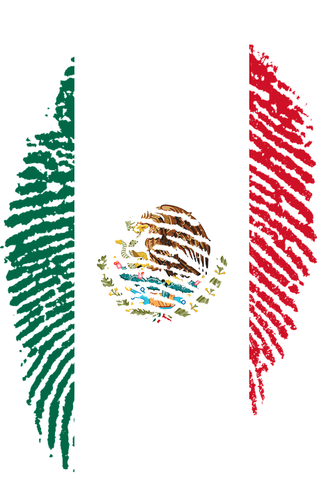 Mexico, Bandera, Huella Digital, País, Orgullo - Nigeria Flag Finger Print, Hd Png Download