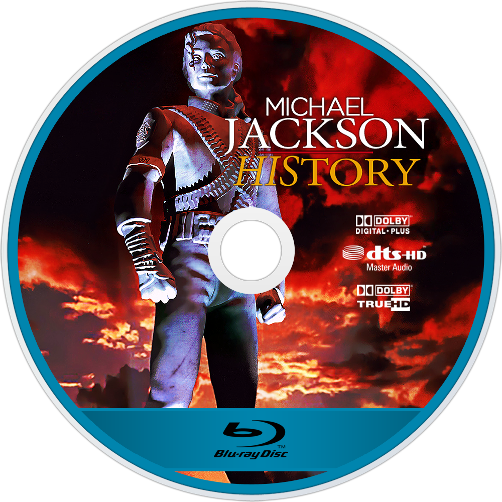 A Dvd Disc With A Statue Of A Man In Front Of A Red Sky