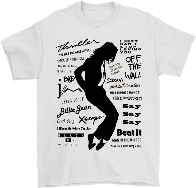 A White T-shirt With A Woman On It