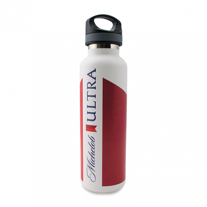 A White And Red Water Bottle