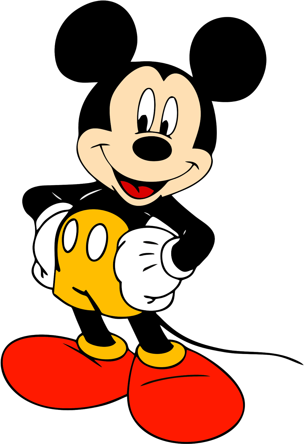 A Cartoon Of A Mouse