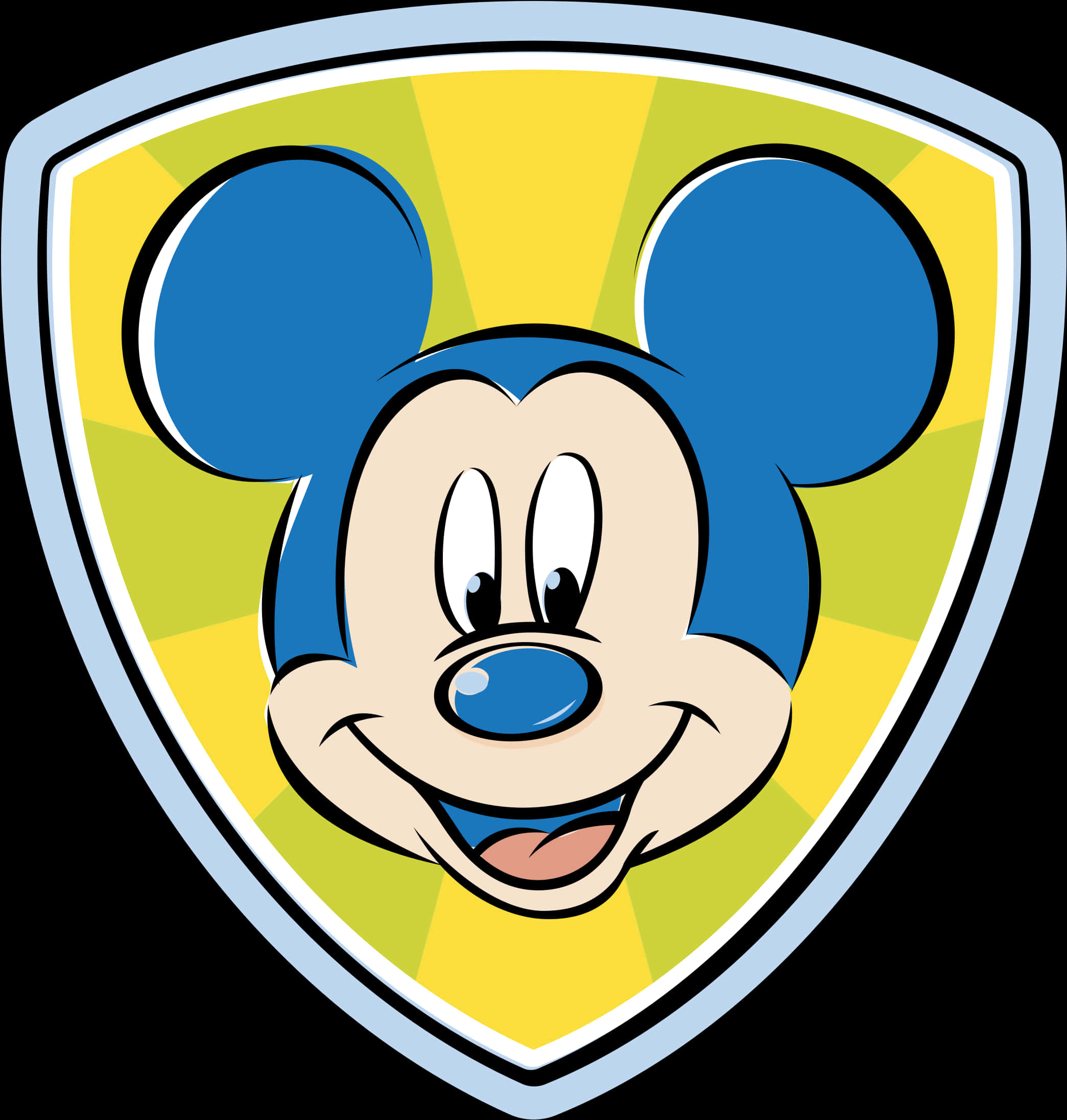Shield With Mickey Mouse Face