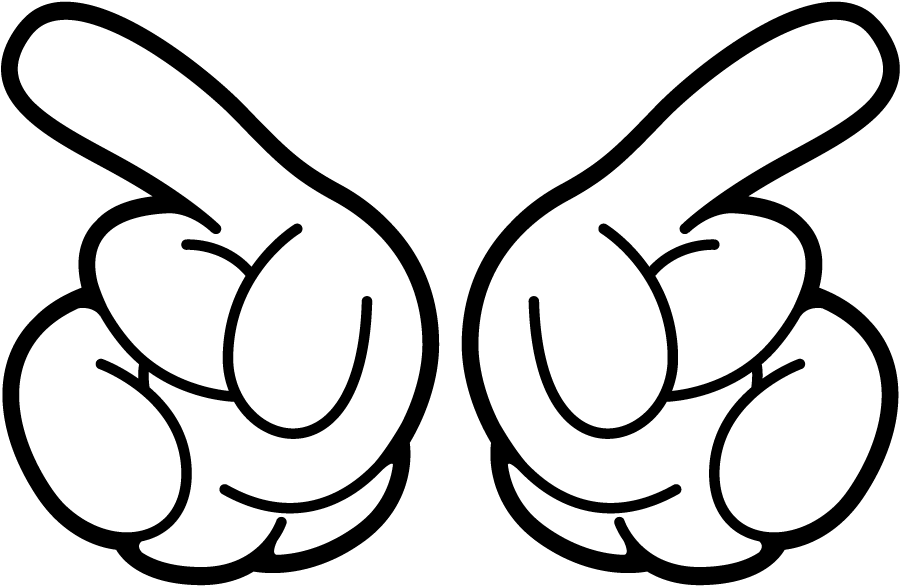 Mickey Mouse Hands Png 900 X 586