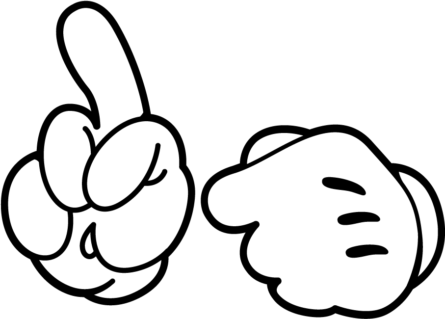 Mickey Mouse Hands Png 907 X 650
