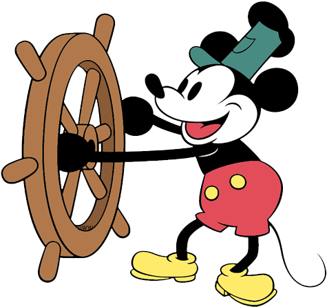 Cartoon Of A Mouse Holding A Steering Wheel