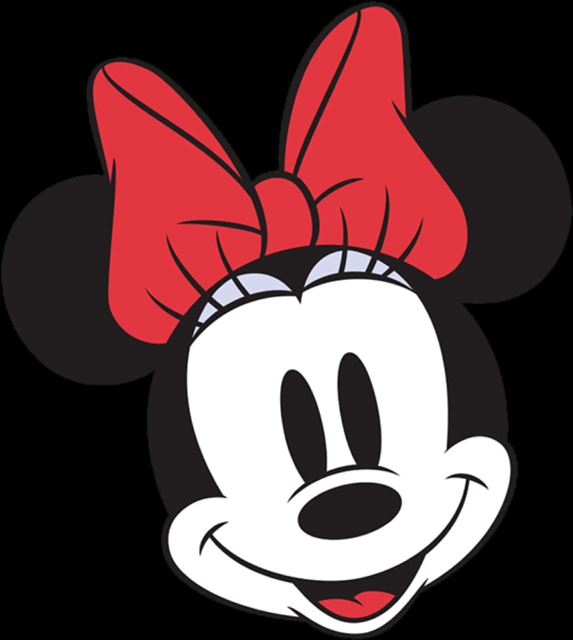 Disney Characters Minnie Mouse 2d Face