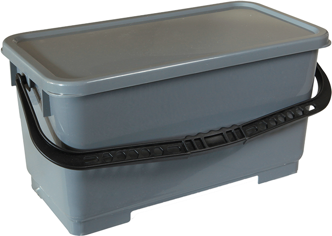 A Plastic Container With A Handle