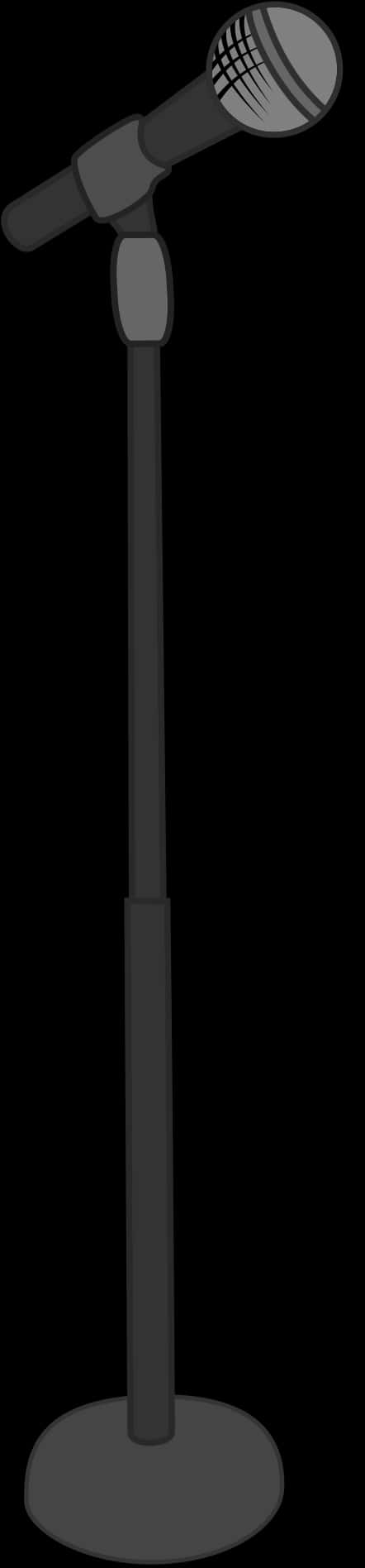 A Black Pole With A Light On It