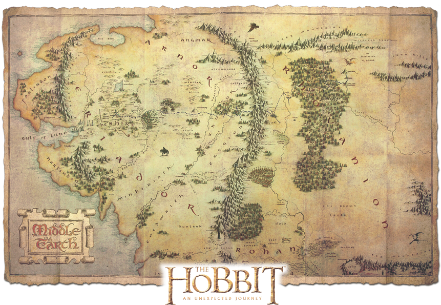 A Map Of The Hobbit
