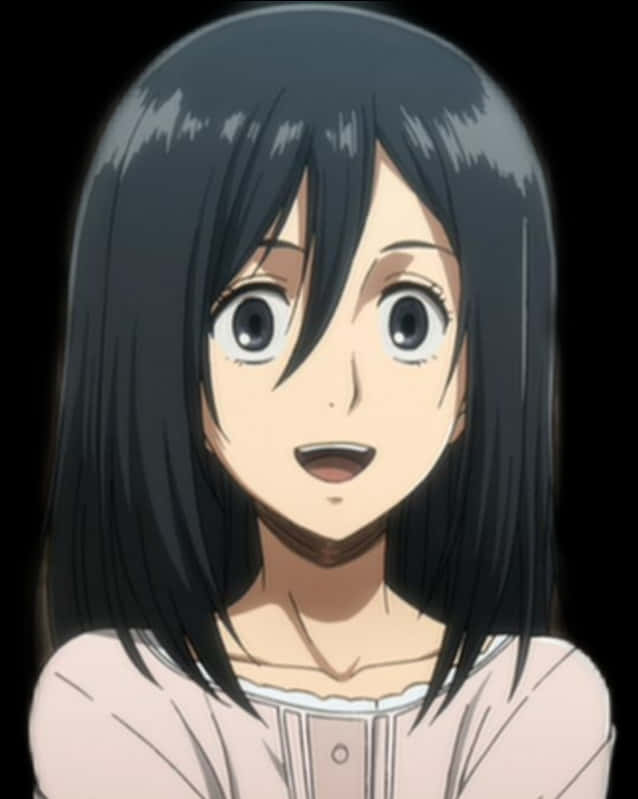 Mikasa Ackerman With Long Hair