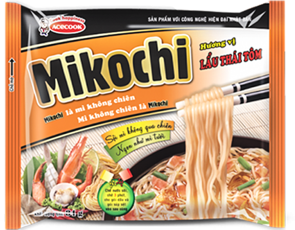 A Package Of Noodles With Chopsticks