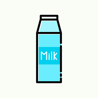 A Blue Milk Carton