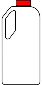 A White Rectangular Object With A Black Handle