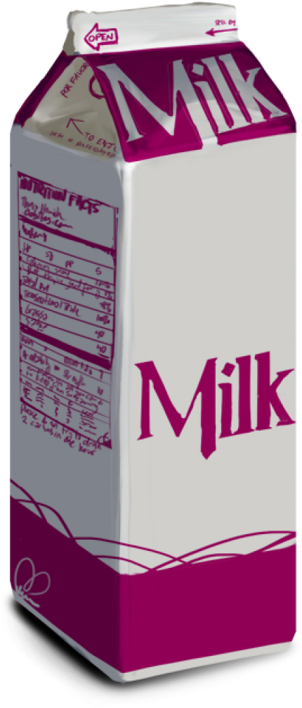 Milk Carton Png 430 X 1006