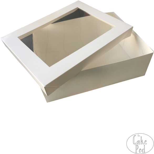 A White Box With A Clear Window