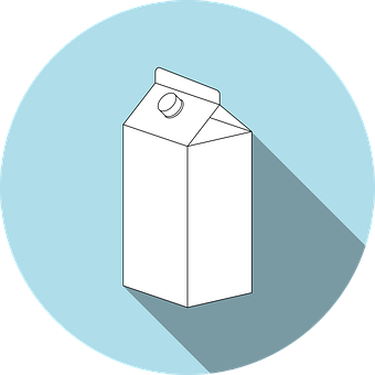 A White Carton Of Milk