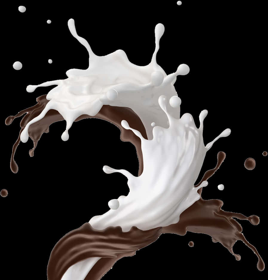 Chocolate Milk Spash
