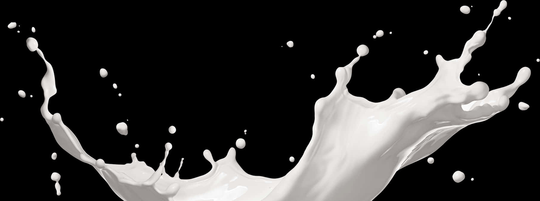 Milk Splash Going Up