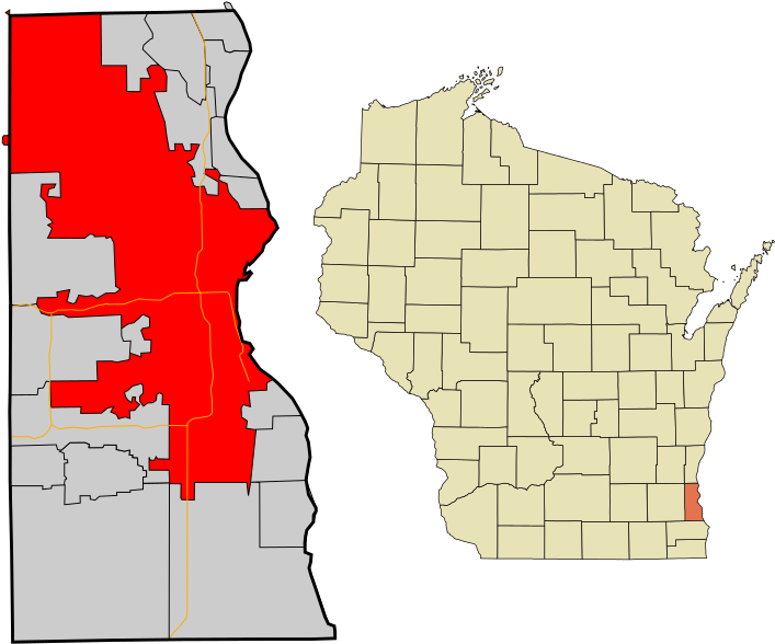 A Map Of Illinois With A Red Line