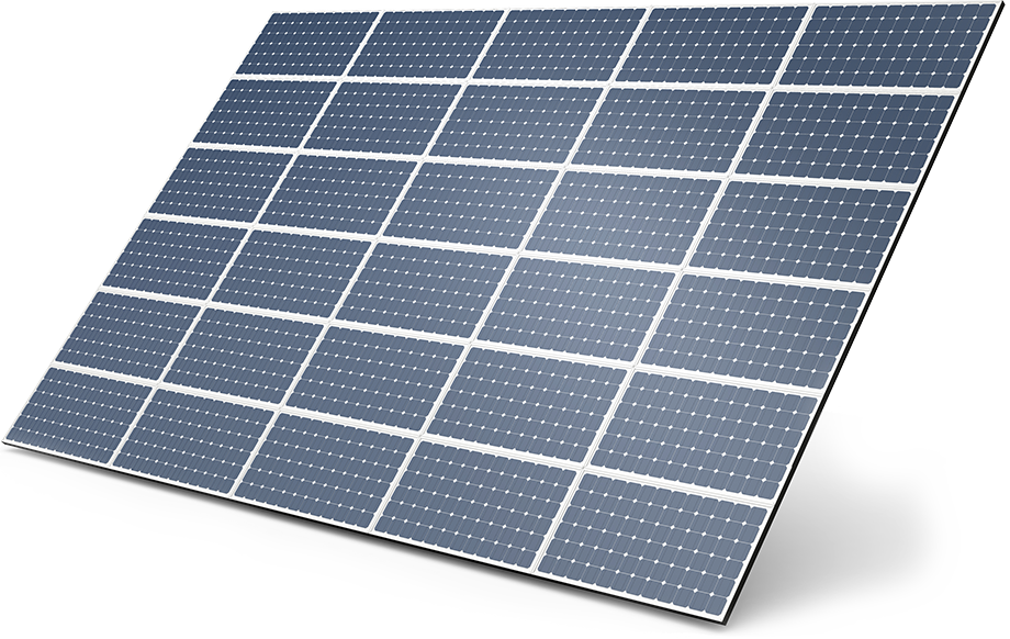 A Close-up Of A Solar Panel