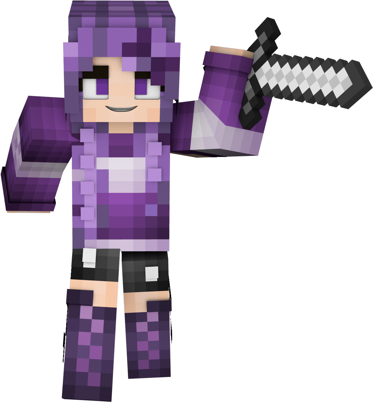Minecraft Character Png 1202 X 1294