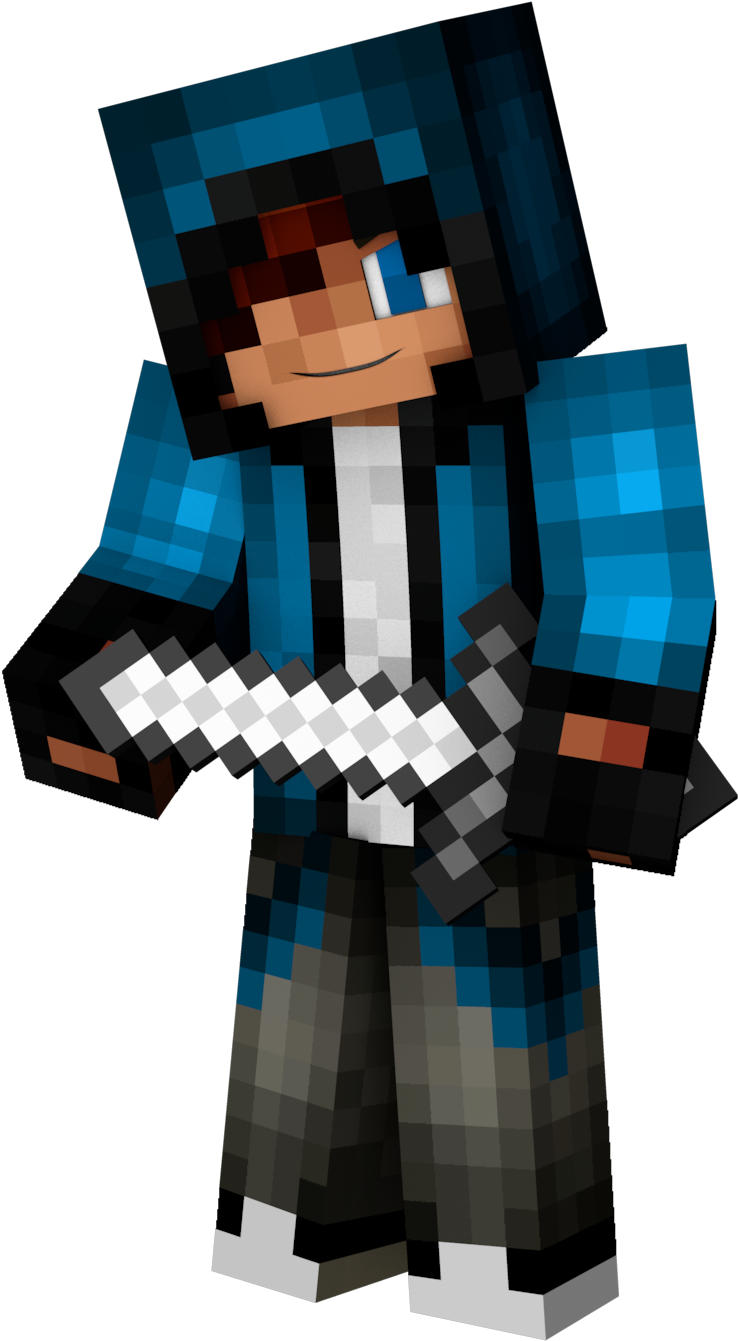 Minecraft Character Png 738 X 1341